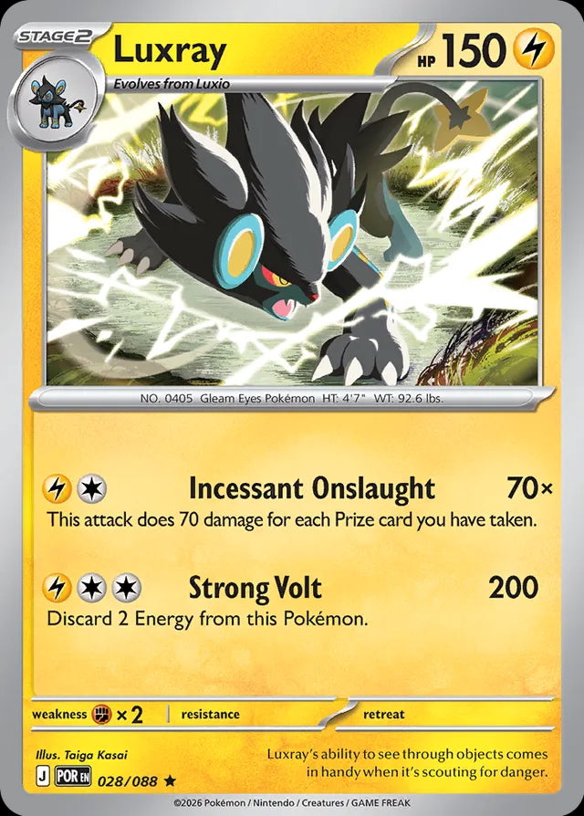Perfect Order Holo Luxray #028